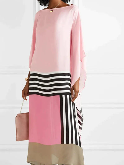 Anika® – Pink Candy-Stripe Caftan