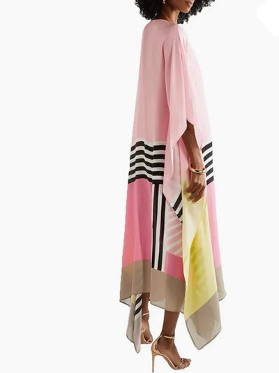 Anika® – Pink Candy-Stripe Caftan