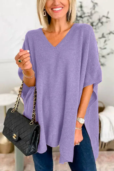 Maglione stile poncho