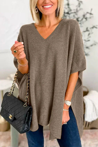 Maglione stile poncho