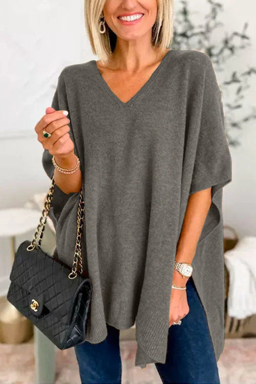 Maglione stile poncho