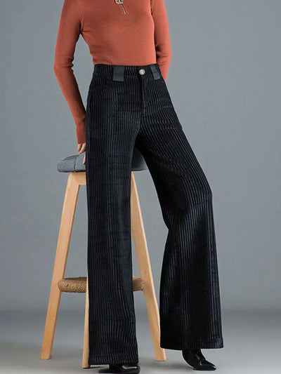 Odette - Soft and Velvety Corduroy Pants