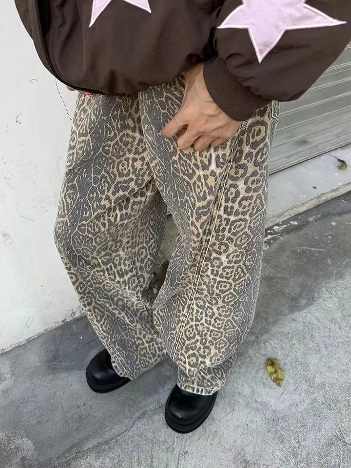 Ella | Pantaloni leopardati da donna