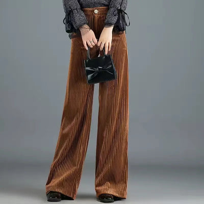 Odette - Soft and Velvety Corduroy Pants