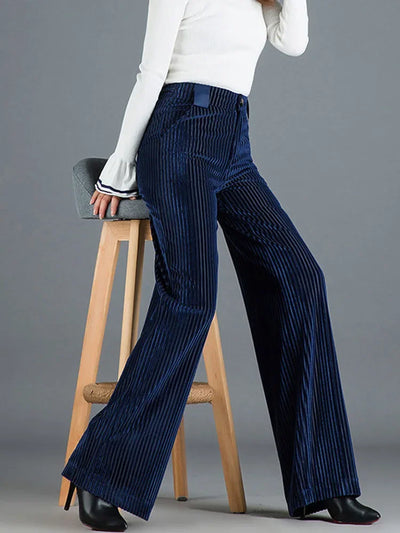 Odette - Soft and Velvety Corduroy Pants