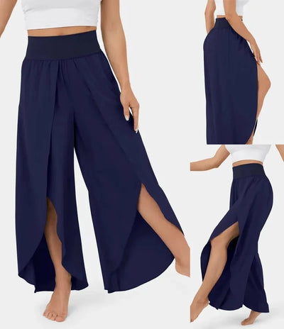 Pantalon long à jambes larges