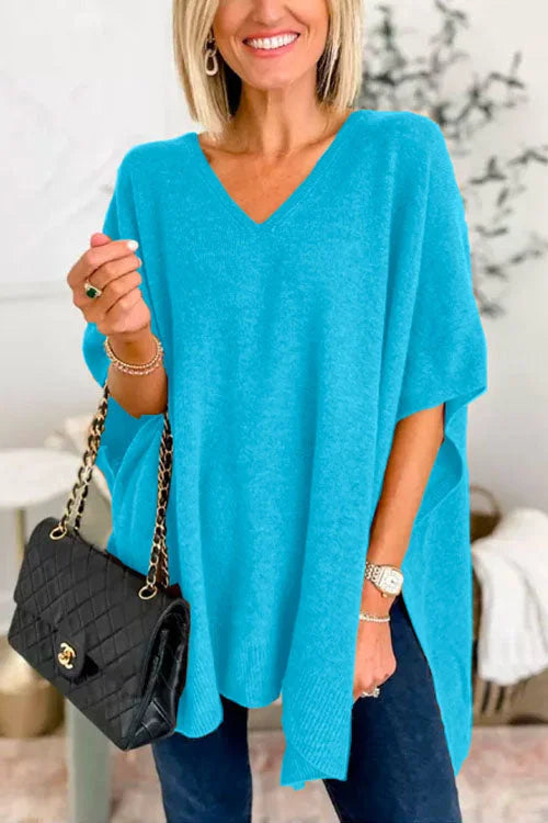 Maglione stile poncho