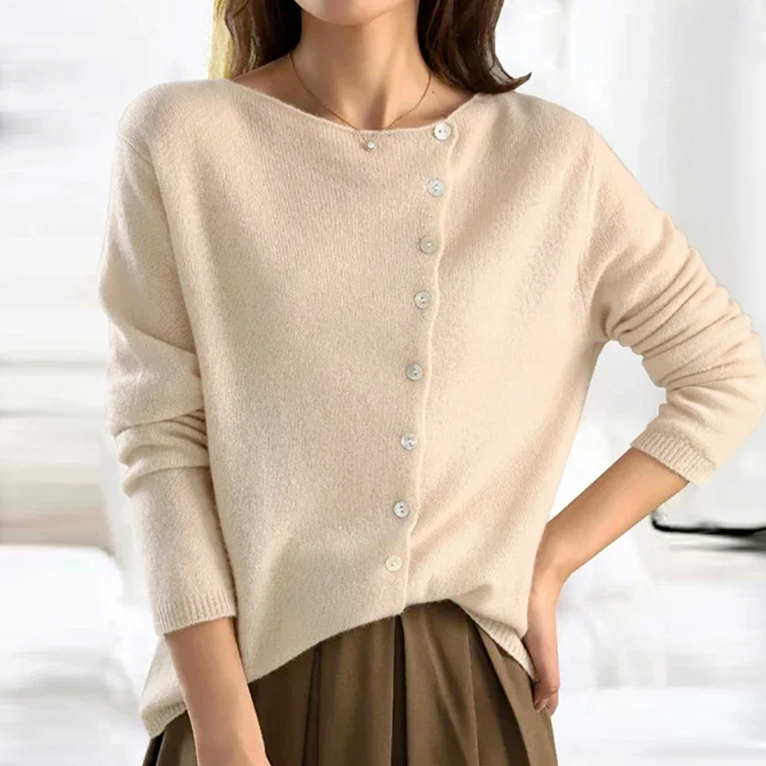 Camille - Elegante cardigan in lana